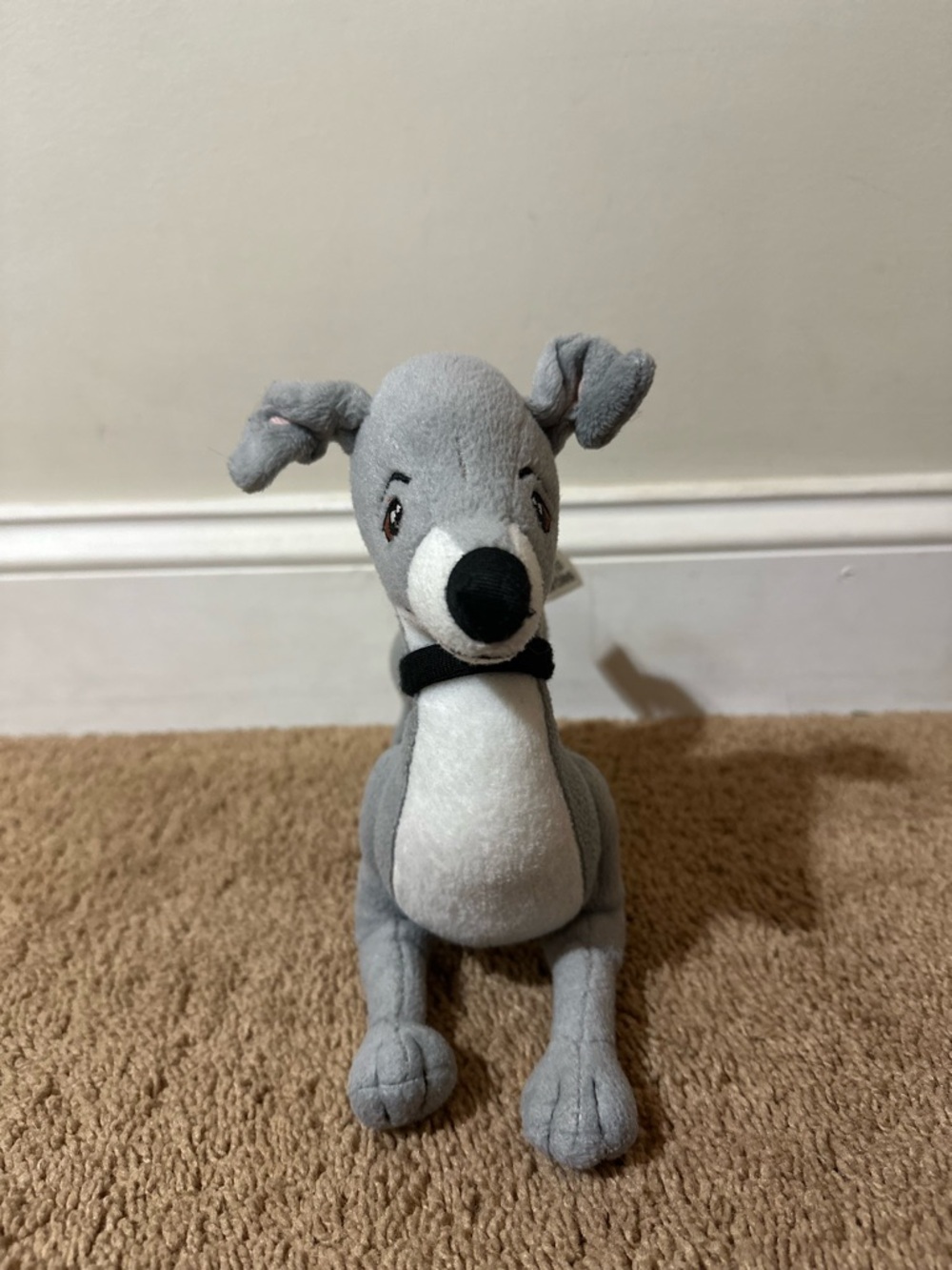 Jenna Marbles Kermie Worm Greyhound Plush 10" Squeak Dog Toy YouTuber